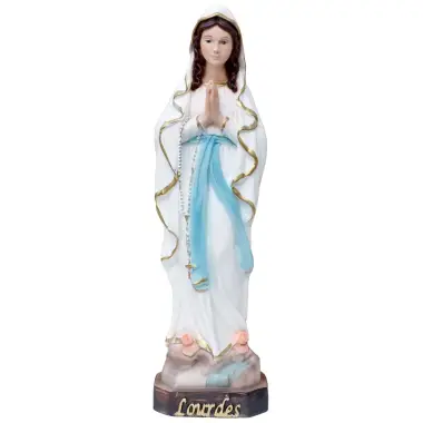 Statue Notre Dame de Lourdes 30 cm en résine