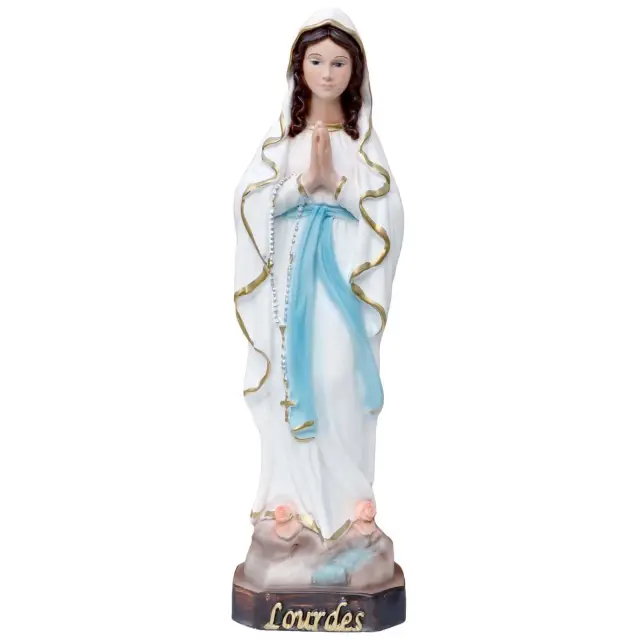 Statue Notre Dame de Lourdes 30 cm en résine