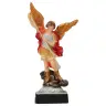 Statue 12 cm Alabaster colour Holy Michael