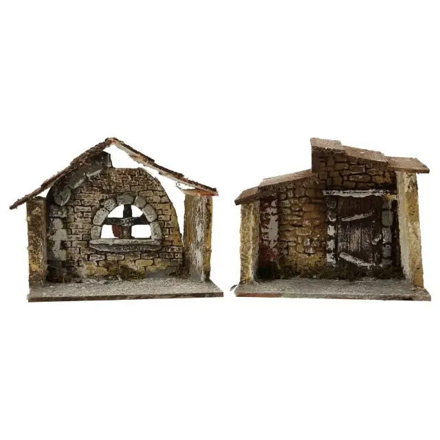Napolitaanse kerststal voor figuren van 6 cm (12x8x10cm)
