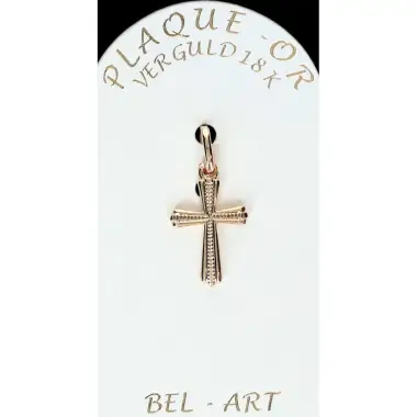 Croix Plaqué-or 15 X 10 mm