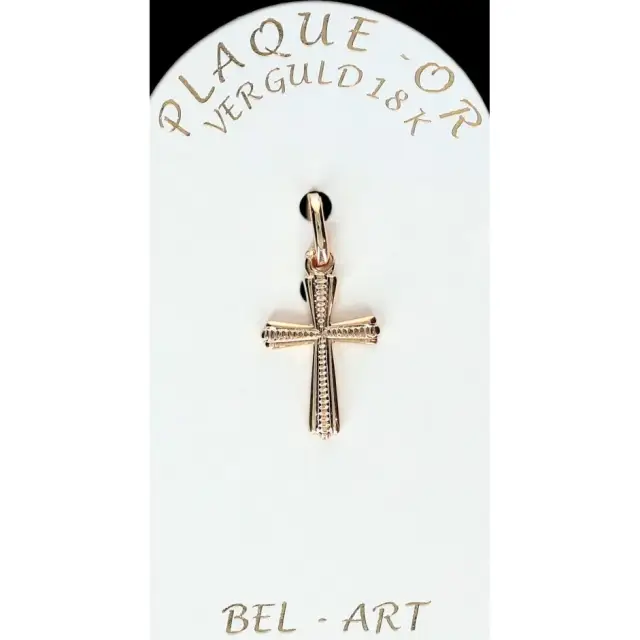 Croix Plaqué-or 15 X 10 mm