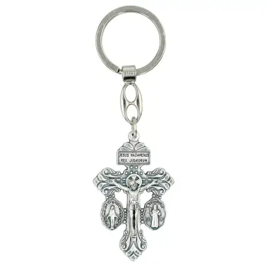 Key ring Croce and medals