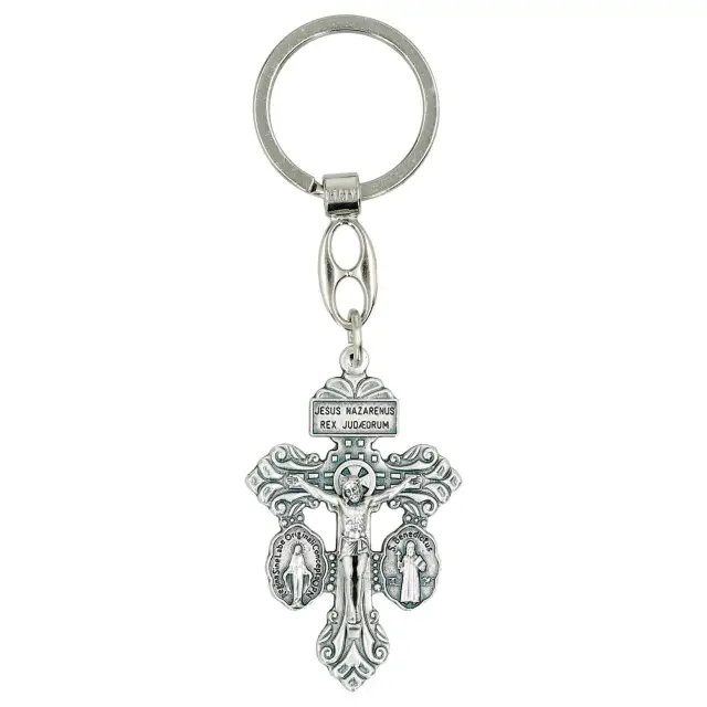 Key ring Croce and medals