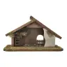 Eenvoudige lege kerststal (37x17x22cm)