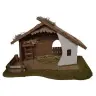 Eenvoudige lege kerststal (50x30x28cm)