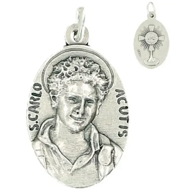 Médaille 22 mm Ov - St Carlo Acutis - Mét. Agté