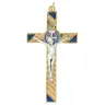 Cross St Benedict 12 cm Golden metal