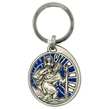 Porte-Clefs St Christophe 40 X 46 mm