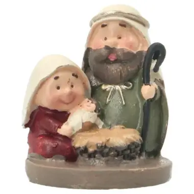 Nativité colorée de 4cm