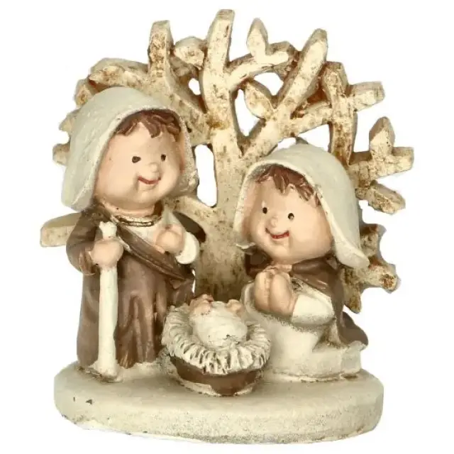 Nativité colorée de 4cm