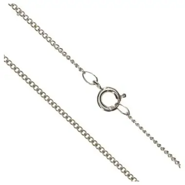 Chaine Argentee 38 Cm