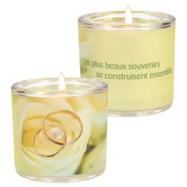 Verre+Chauffe-Plats 6 X 6.5 Les Plus Beaux Souvenirs