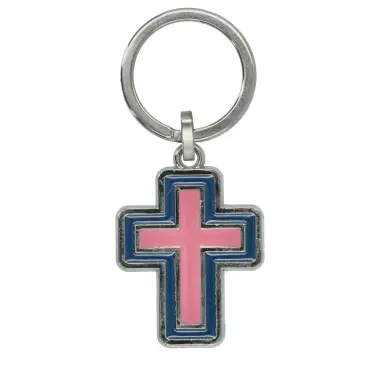 Key ring Cross 39 X 32 mm