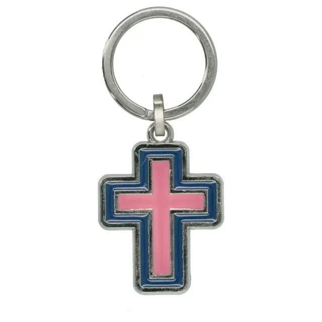 Key ring Cross 39 X 32 mm