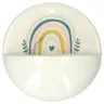 Benitier porcelaine 10 cm Arc en ciel