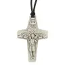 Croix métal agté s/cordon - 40 mm - Bon Pasteur