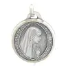 Medaille 18 mm Ave Maria - Met. verzilverd