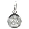 Medaille Engel - 8 mm - Metaal + Rhodium