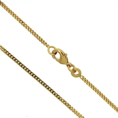 Chain gourmette 40cm PlatedOr