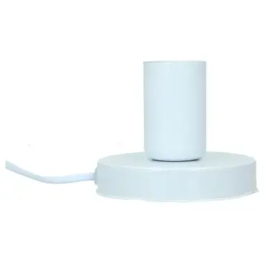 Socquet métal pour lampe-croix E27 - blanc