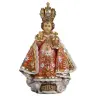 Woodcarving statue of Infant Jesus of Prague 23 cm colored