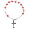 Armband-tientje - roze koraal