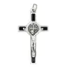 Croix St Benoît - 39 mm - Noir / Agté