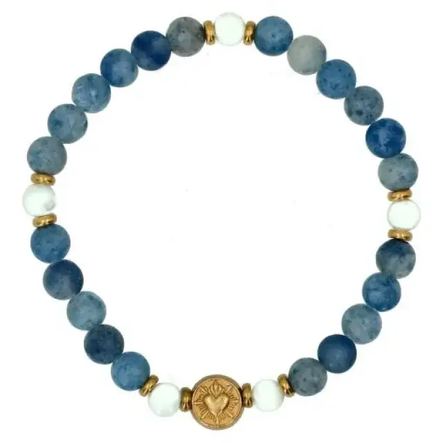 Armband op elastiek Sodalite 8 mm