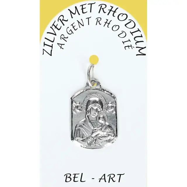 Médaille Argent Rhodié - Perp. Secours