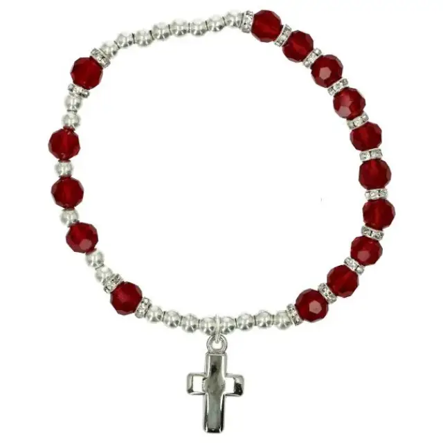 Elastic bracelet glass