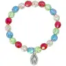 Bracelet s/élastique - couleurs assorties