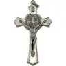 Cross St Benedict 78 mm Met. nickelplated