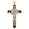 Cross St Benedict 8 X 4 cm Brown Email Box
