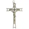 Croix Murale - 13 cm - Métal Nickelé