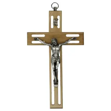 Croix murale 15 cm Bois