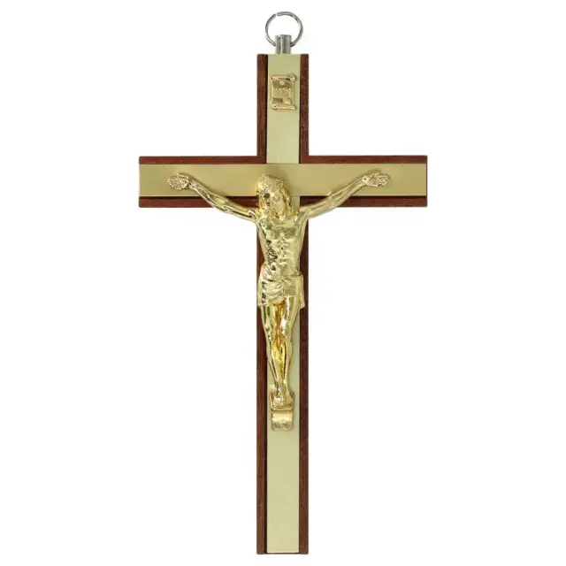 Croix murale 15 cm Bois