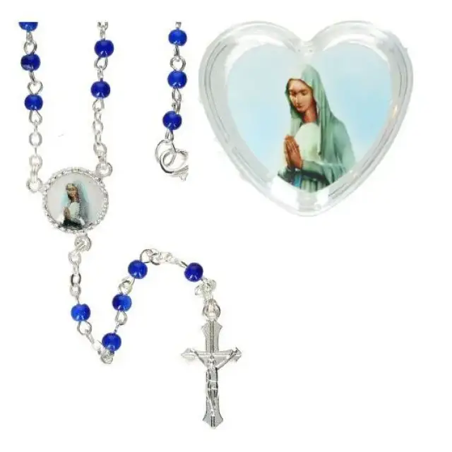 Mini rosary in egg Multicolor