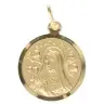 Medaille H Rita - 14 mm - Verguld