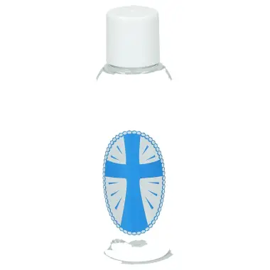 Bouteille plastique(vide) pour eau bénite - Ht 95mm - Diam 31mm