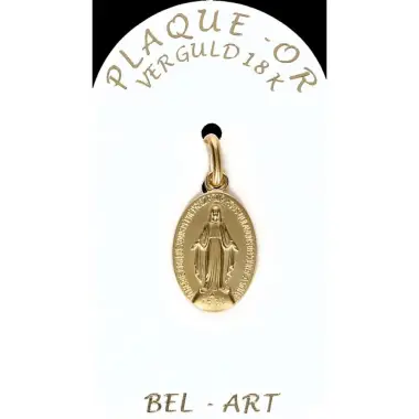 Medaille plaqué-goud - Wonderbare - 17 mm