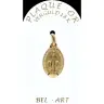 Médaille plaqué-or - Miraculeuse - 17 mm