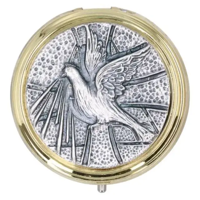 Pyxide Dorée Diam 60 mm - Colombe Mét. Agté