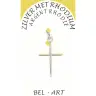 Croix Argent Rhodié - 20 X 15 mm