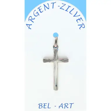 Silver Cross 24 Mm