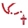 Rosary rope Wood Red