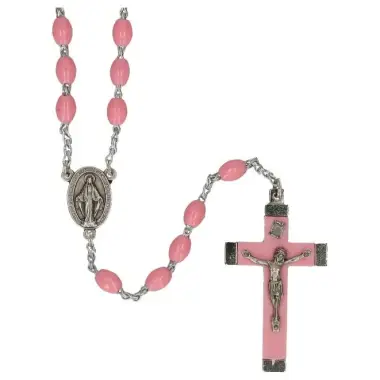 Rozenkrans dubbel geschakeld roze