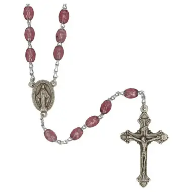 Amethist rosary dubble-switched