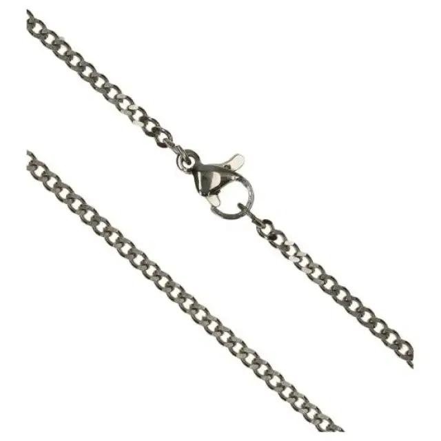 Chaîne 45 cm + Mousqueton - Acier inoxydable