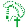 Chapelet sur nylon - Vert